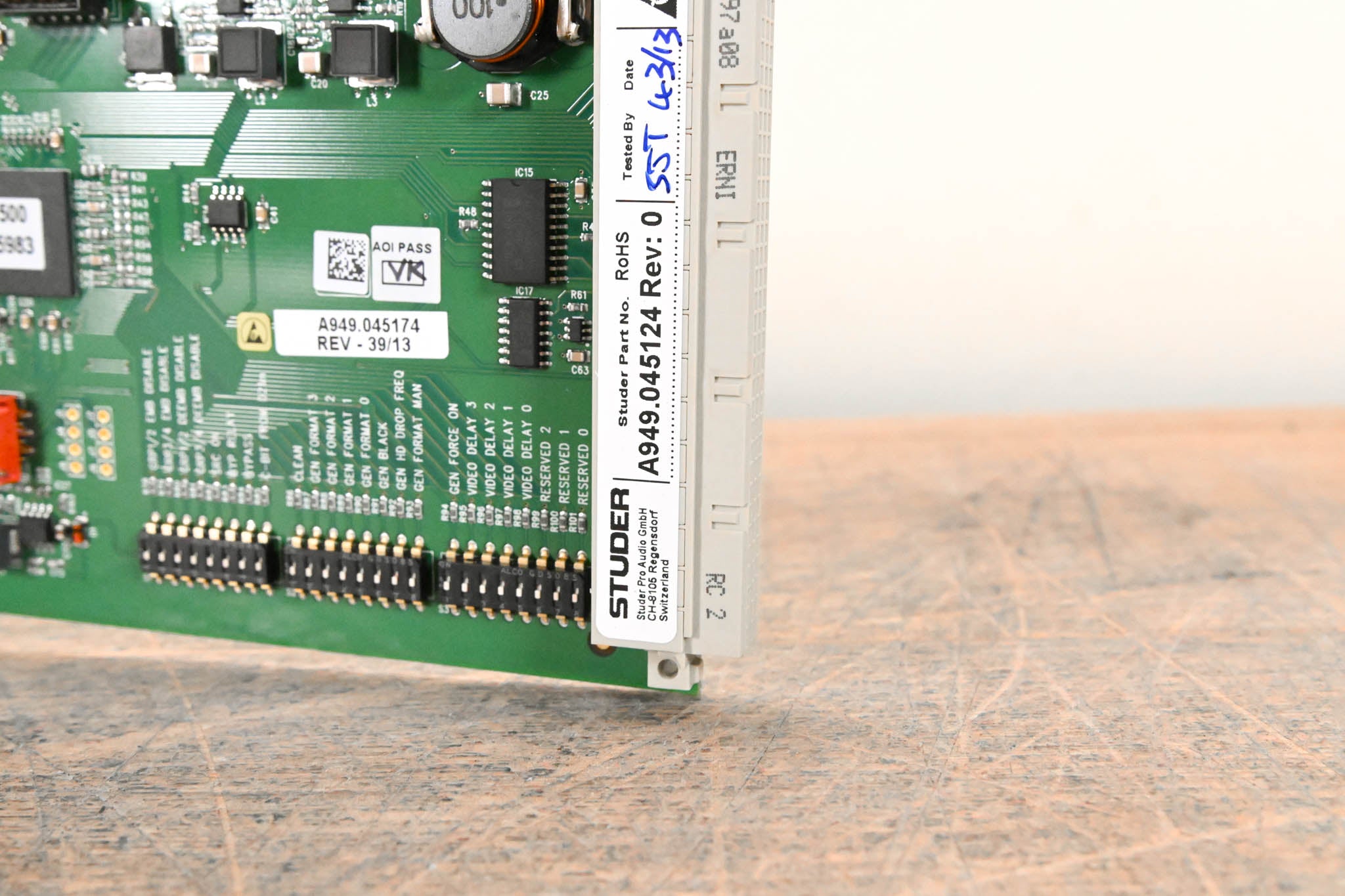 Studer High - Performance 3G SDI Embedder/De - Embedder I/O Card
