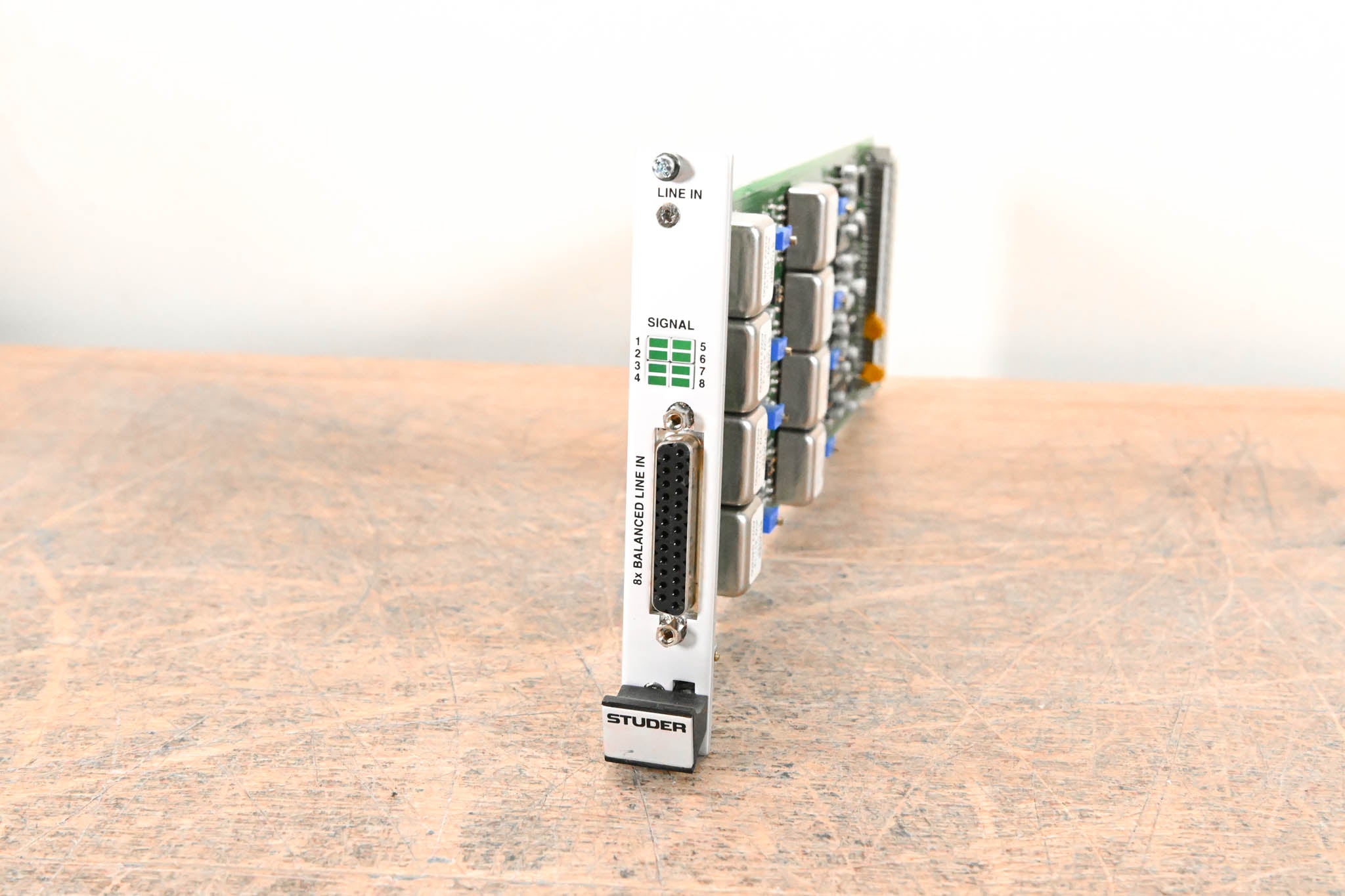 Studer 8-Channel Analog Line Input Card for D21m and D23m Modular Input/Output Systems