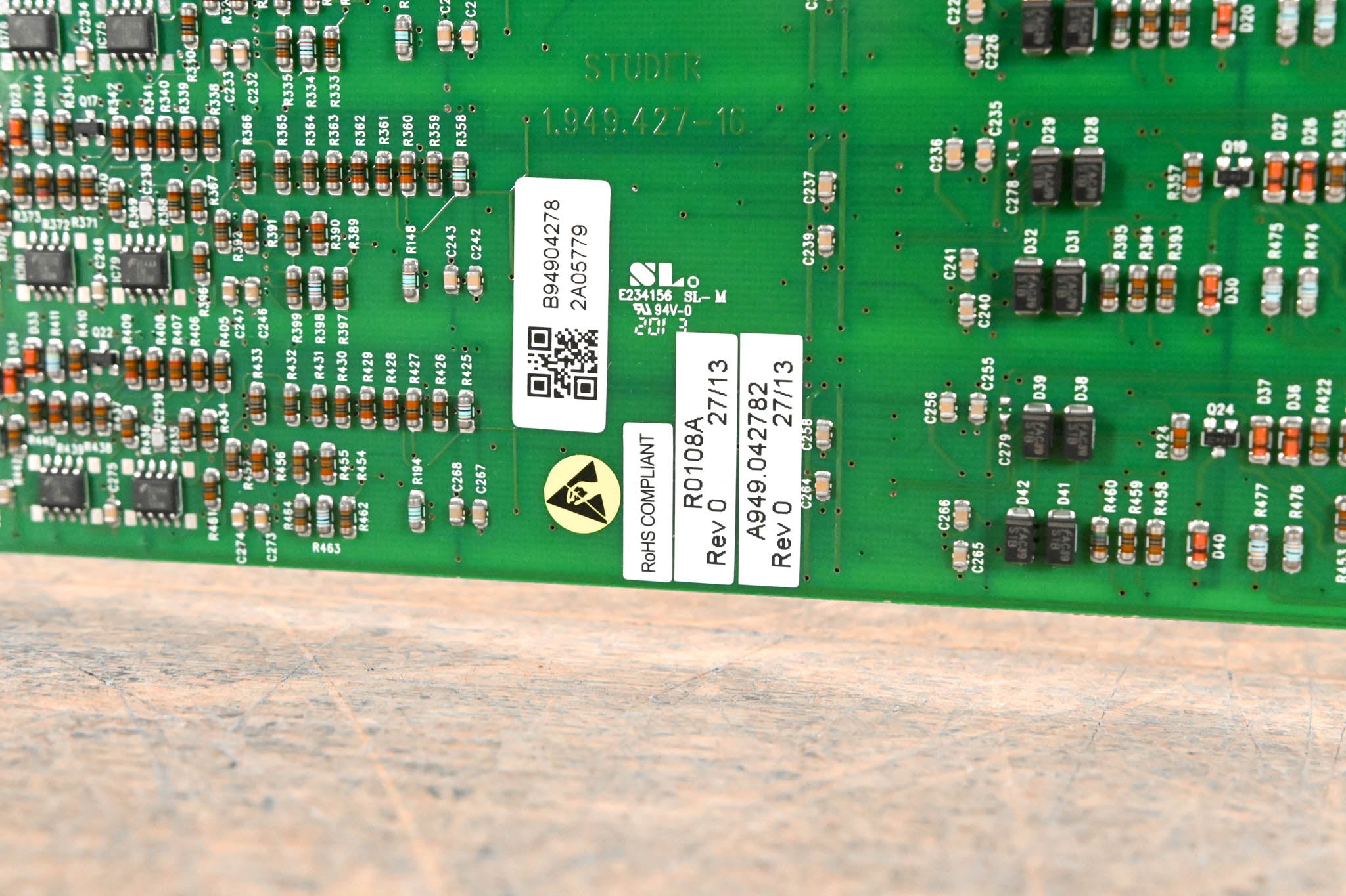 Studer High - Quality Mic/Line Input Card for D21m Modular I/O System
