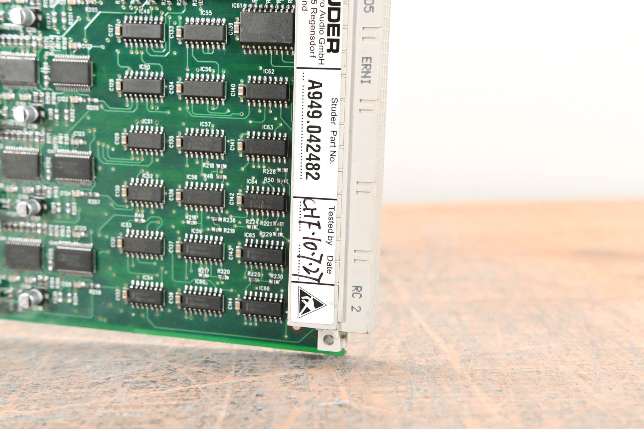 AES/EBU Interface Card with 16-channel Input and 16-channel Output for Studer D21m Modular I/O System